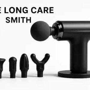 life long ViberX Massager/Massage Machine for Pain Relief/Fascial Gun/Deep Tissue Handheld Body Massager for Men and Women - Black